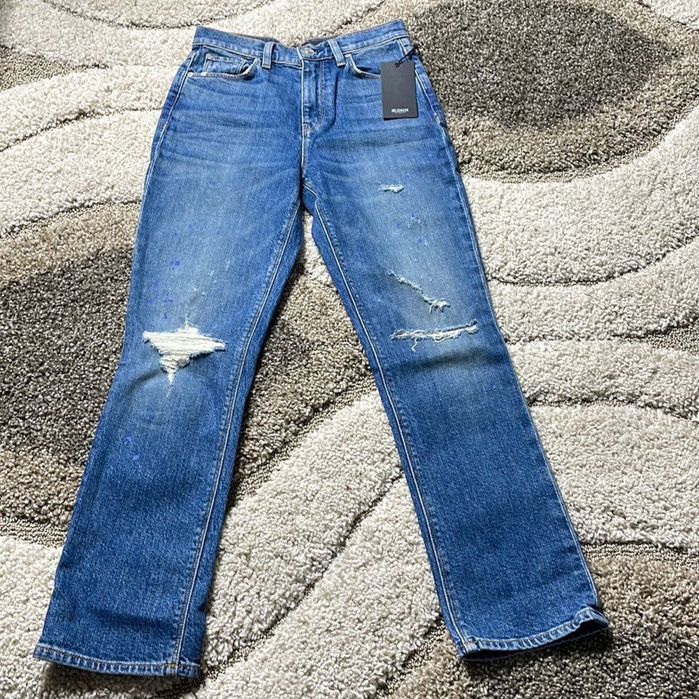 HUDSON Jeans Holly High Waist Ankle Skinny Jeans In Never Ever